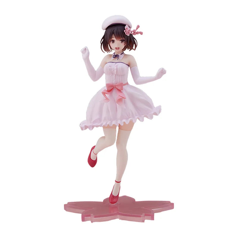 TAITO Genuine Saekano: How To Raise A Boring Girlfriend Anime Figure Katō Megumi Dress Action Figure Toys for Kids Gift  Model