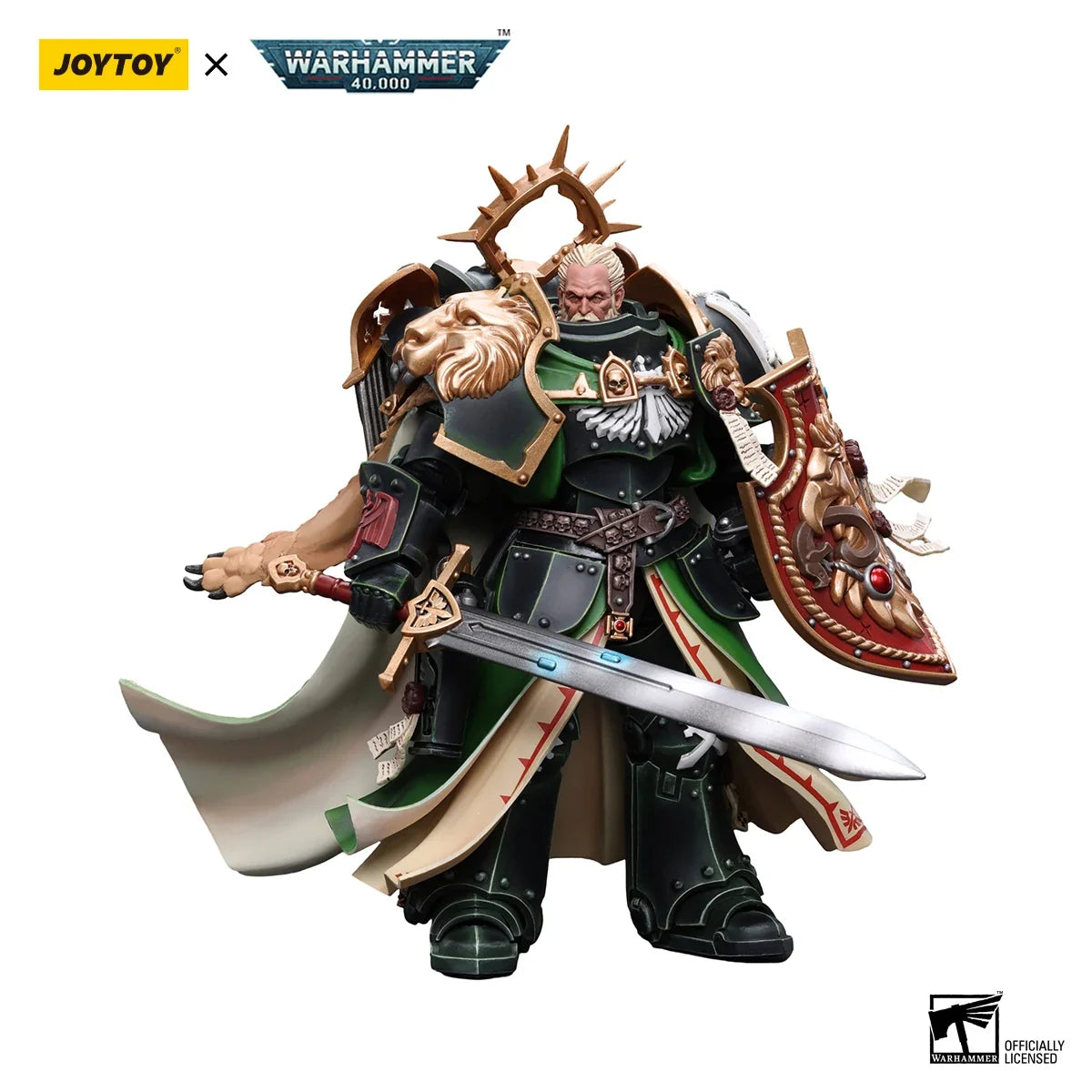 [IN STOCK] JOYTOY Warhammer 40k 1/18 Action Figure Dark Angels Primarch Lion Jonson Anime Collection Model Toys Gift