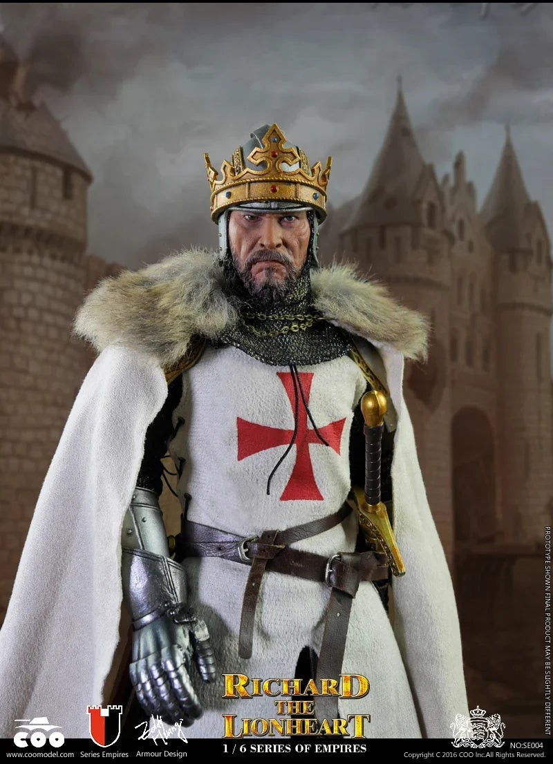 Original COOMODEL SE004 Richard the Lionheart 1/6 soldier Action Figure Model Toys 12-inch collection ornament gift