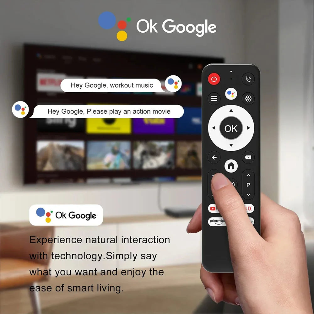 Android14 Smart Home Theater TV Box AllwinnerH313 Google Assistant Netflix Streaming Bluetooth Media Player 2G16G