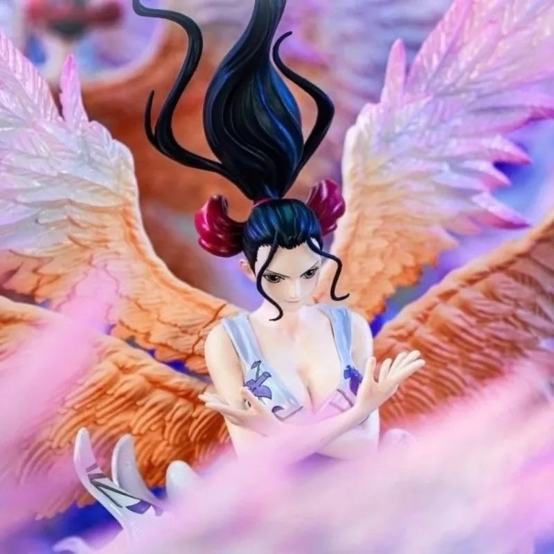 JT Toys One Piece Nico Robin Six Wings Angel Action Figure Statue Full Painted PVC Model Collectible Premium Desk Decor Gift Toy