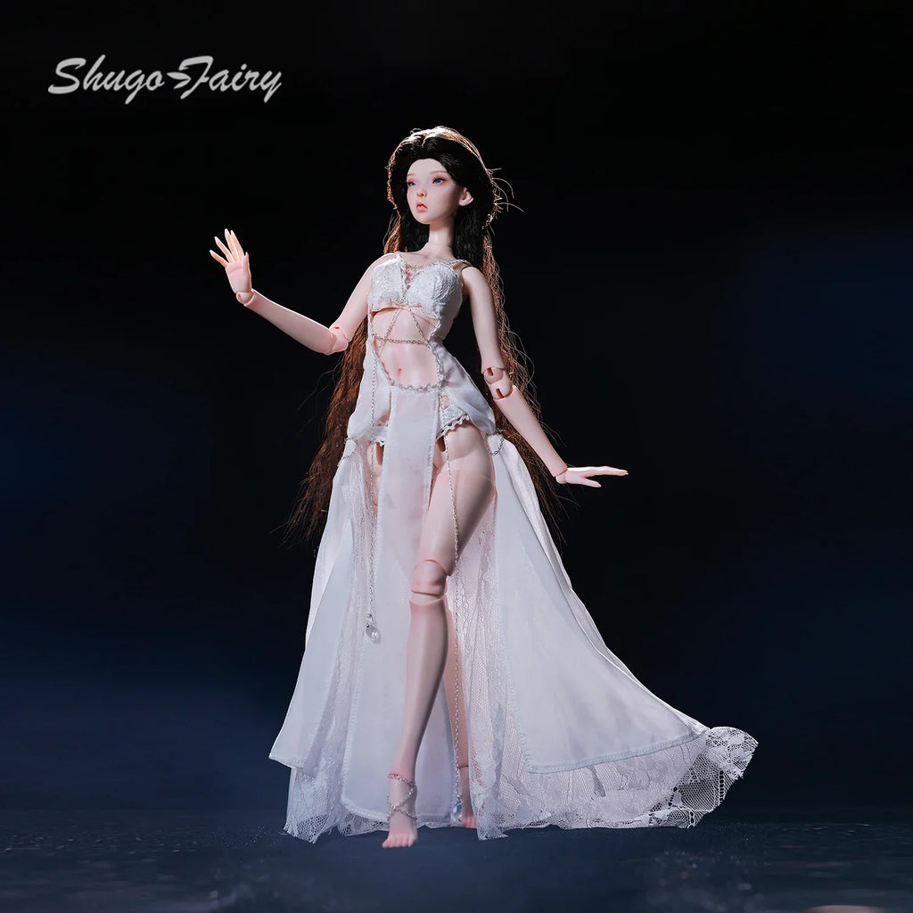 Phyllis E 1/4 BJD Doll Pregnant Belly Slim Body Resin Art Doll Slender Body Complete Set ShugaFairy Figure