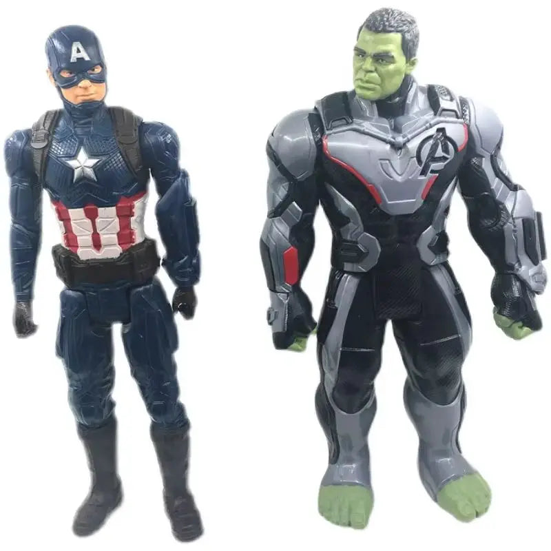 In Stock Movie Avengers Anime 12 Inch Joint Movable Hulk Captain America Action Figure Desktop Ornament Surprise Gift For Fans