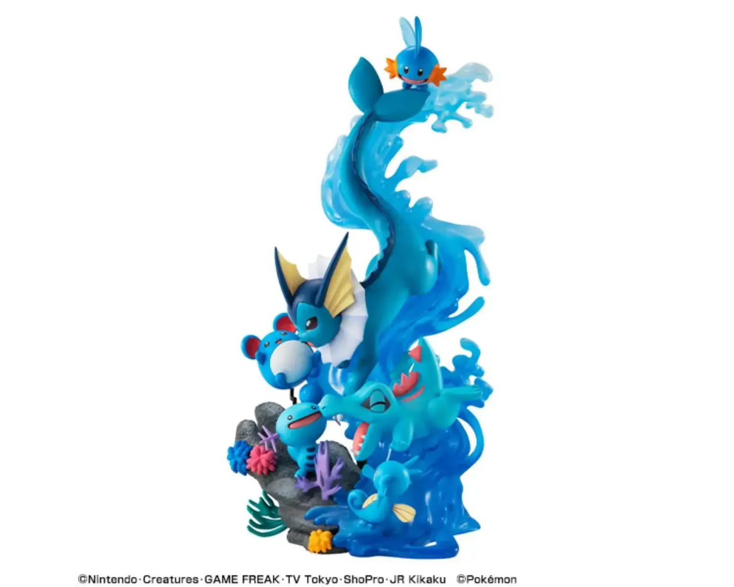 In Stock Megahouse G.E.M.Series Pokémon Vaporeon New Original Anime Figure Model Toys for Boy Action Figures Collection Doll PVC