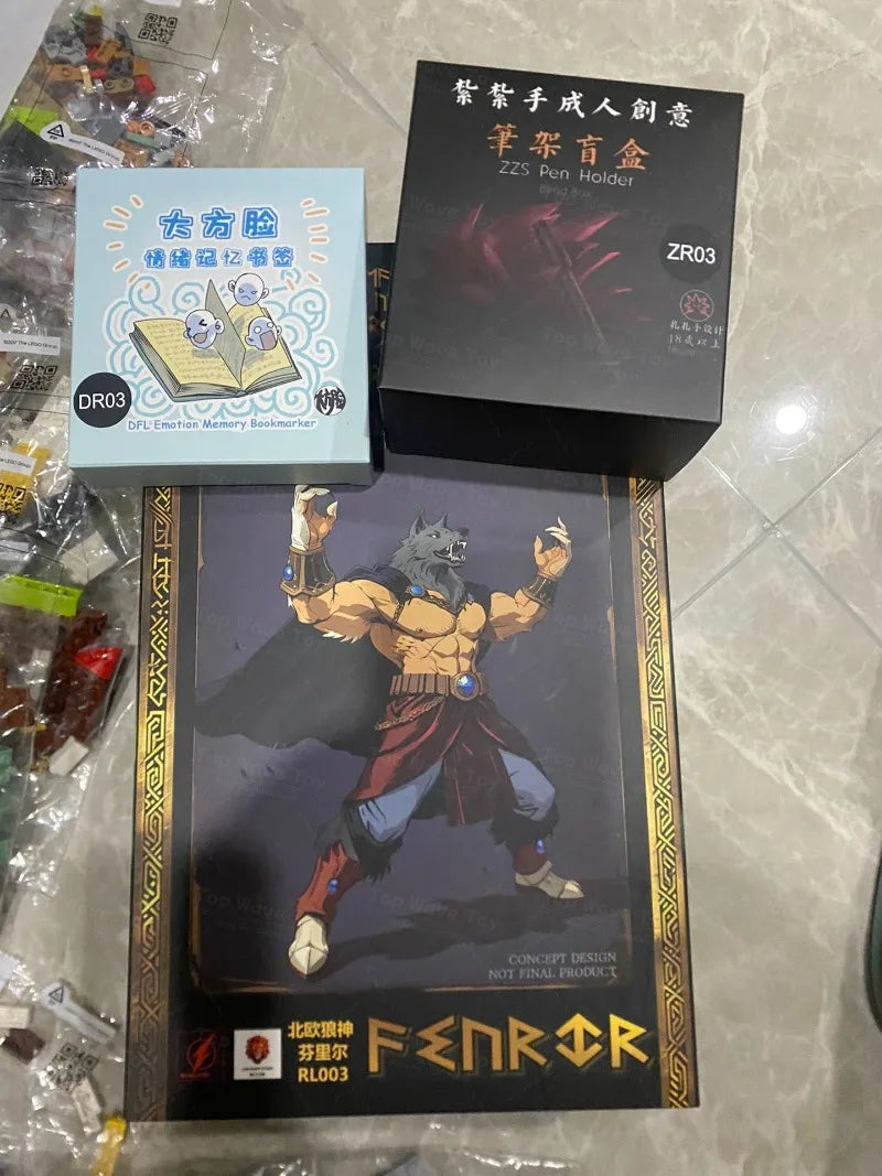 2025 New Beast Deities Kong Studio Dragon Ball SHF Super Saiyan 3 SSJ3 Broly Fenrir RL003 RL004 RL005 Action Figures Toys
