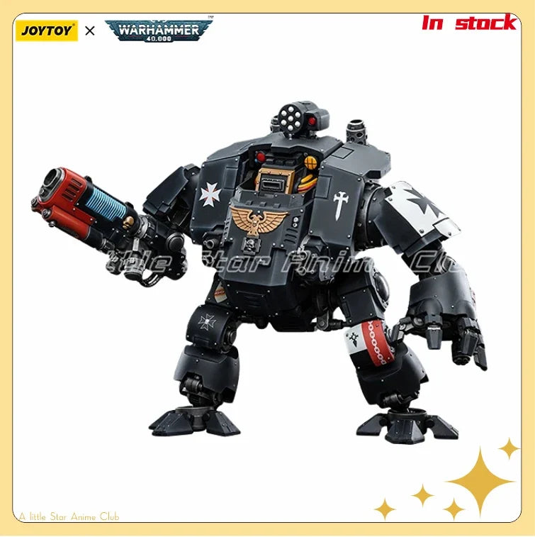 Original JOYTOY 1/18 Action Doll WARHAMMER 40000 Black Templars Redemptor Dreadnought