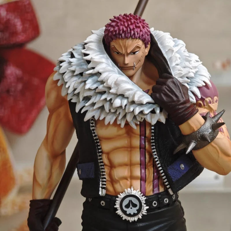 One Piec Anime Figure Charlotte Katakuri Figurine King Of Artist Charlotte Katakuri Statue Model Collection Decoration Toy Gift