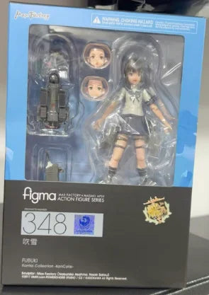 Original Max Factory Figma#348 Fleet Collection Fubuki Anime Figure Model Toy Gift Collection