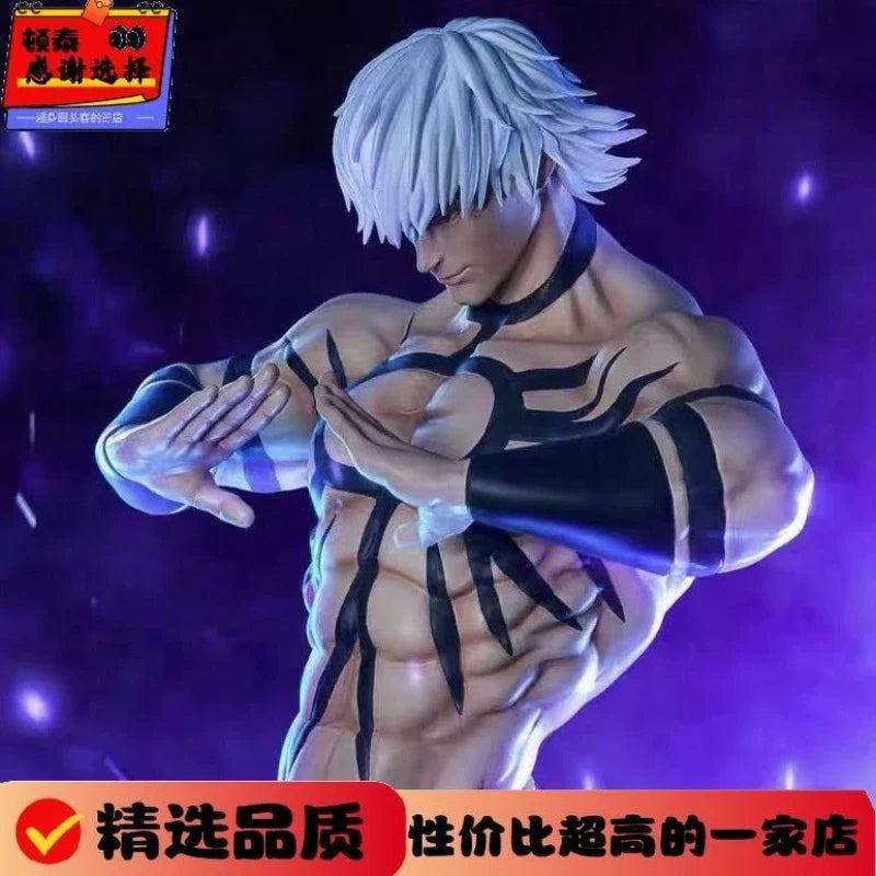 【Full Payment In Stock】50cm Tall Street Fighter, Tekken, The King of Fighters Orochi Figure 97 Game Statue ASAI