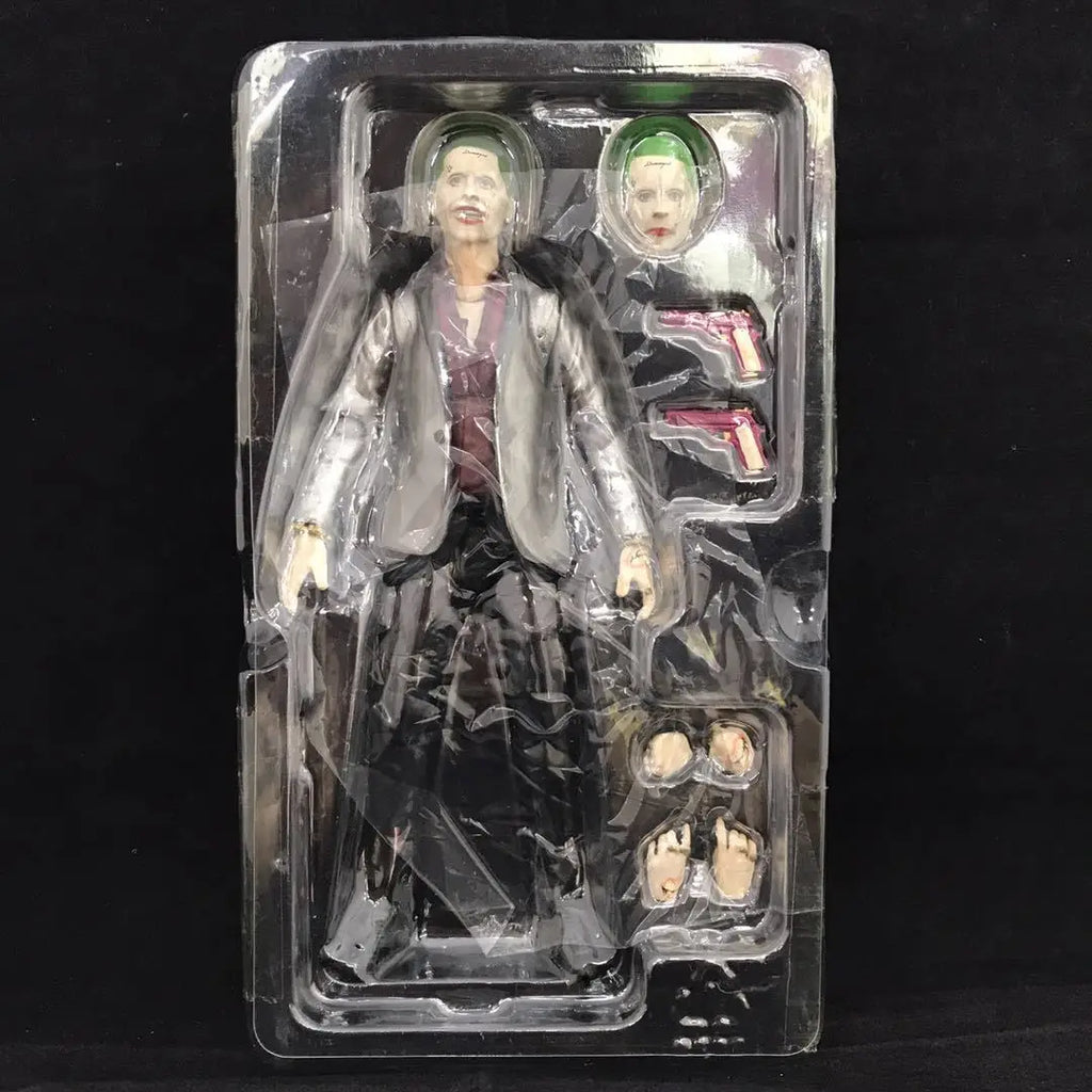 SHF Anime Marvel The Avengers Suicide Squad Joker Figurine Model PVC Action Toys New Year's Christmas Gifts 16cm