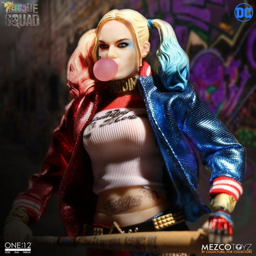 Mezco Toyz Original 1/12 Collective Suicide Team Halle Quinn Action Figure Model Toys Movable Model Ornaments Gifts for Boys