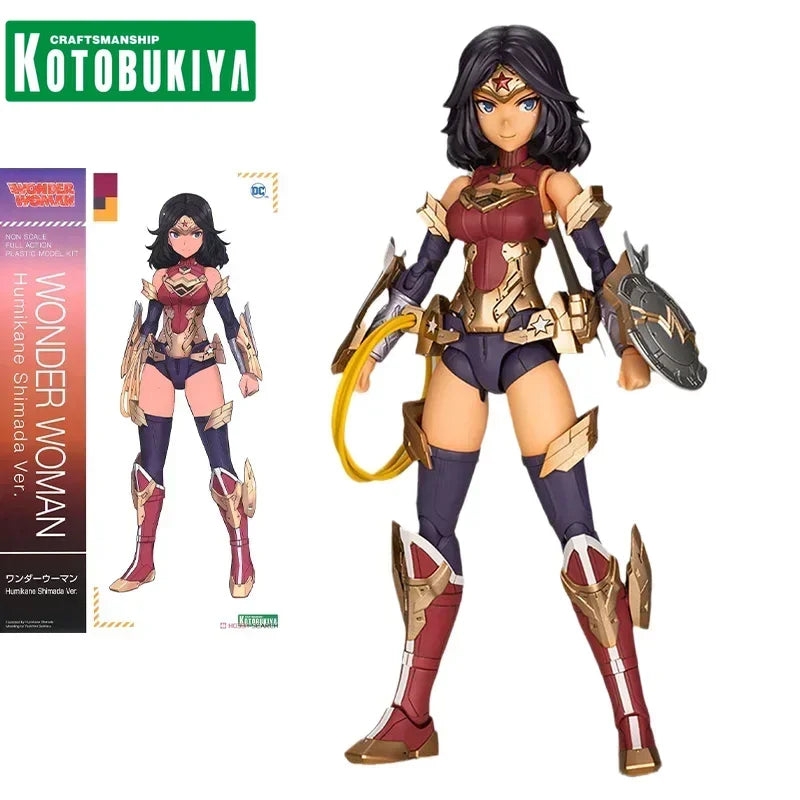 Anime Figure Frame Arms Girl CG004 WONDER WOMAN Original Action Figure Toys Collectible Model Dolls Christmas Gifts for Children