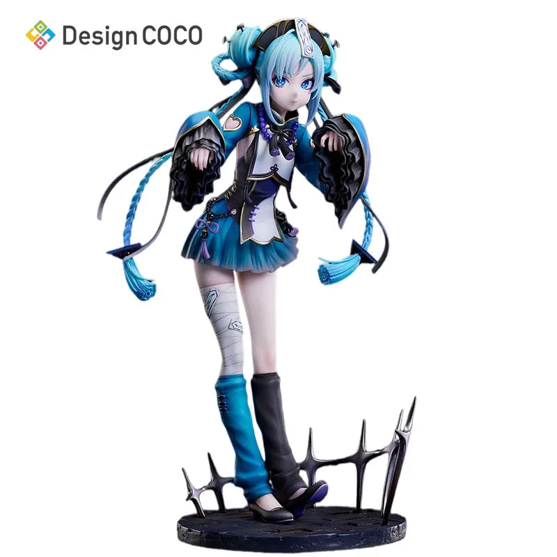 Design COCO Pre Order Hatsune Miku Jiangshi Ver Official 100% Original PVC ABS 1 7 Scale Figure With Special Display Base Brand