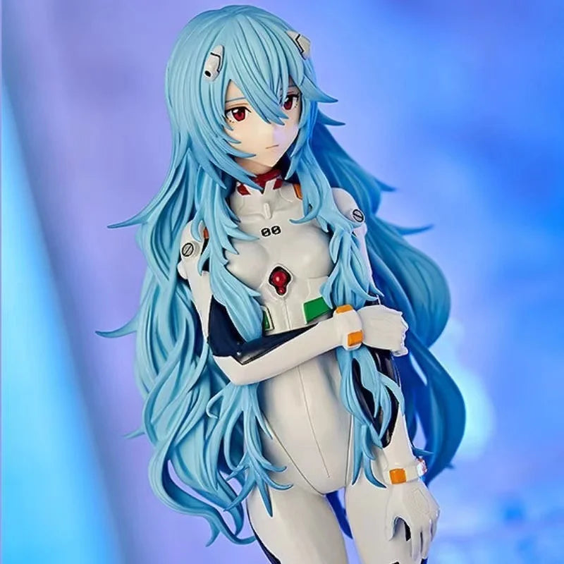 18CM 2024 New Anime NEON GENESIS EVANGELION EVA Ayanami Rei kawaii figure PVC model toys doll collect ornaments gifts