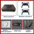 New Super Game Console X3 500G HDD 70000+Games I3-3110M For Wii PS2 N64 PSP GameCube N64 Plug and Play on TV Wireless handle