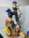 48cm Dragon Ball Figure Time Machine Future Trunks Three Heads Replaceable Extremely Large Anime Model Desktop Ornaments Toys