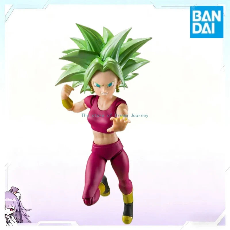 In stock Bandai SHF Dragon Ball Super Fusion Female Saiyan Opening Kefla Female Broly Action Figure Collectible Gift