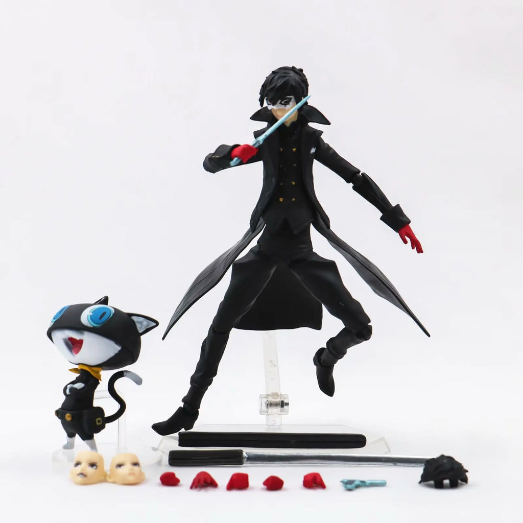 Amamiya Ren Action Figure Persona 5 Figures Figma 363 Replica Desk Decoration Doll Statue Collection Model Kid Birthday Gift