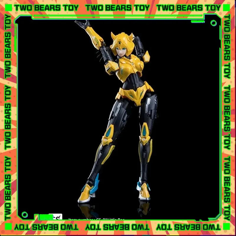 Ln Stock CollectionSpace CS-01 Transformation Bumblebee Mobile Suit Girl 17.5CM Anime Figuren Modell Actionfiguren Spielzeug Geschenke
