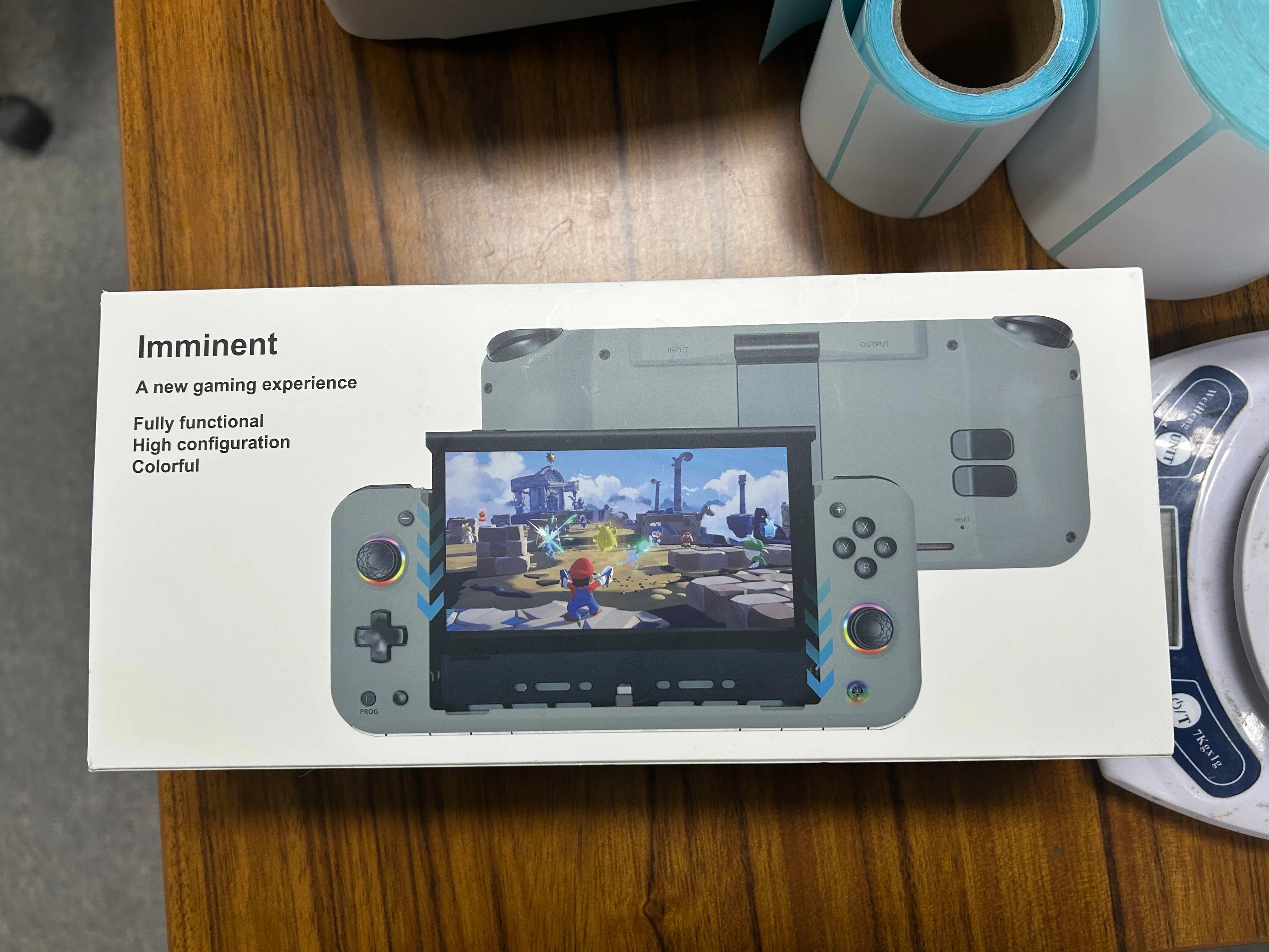 STORM WYRM Gaming Controller for Switch,Support Macro Programming,RGB Lighting ,Dual Vibration Motor & 6-axis Gyro JC115