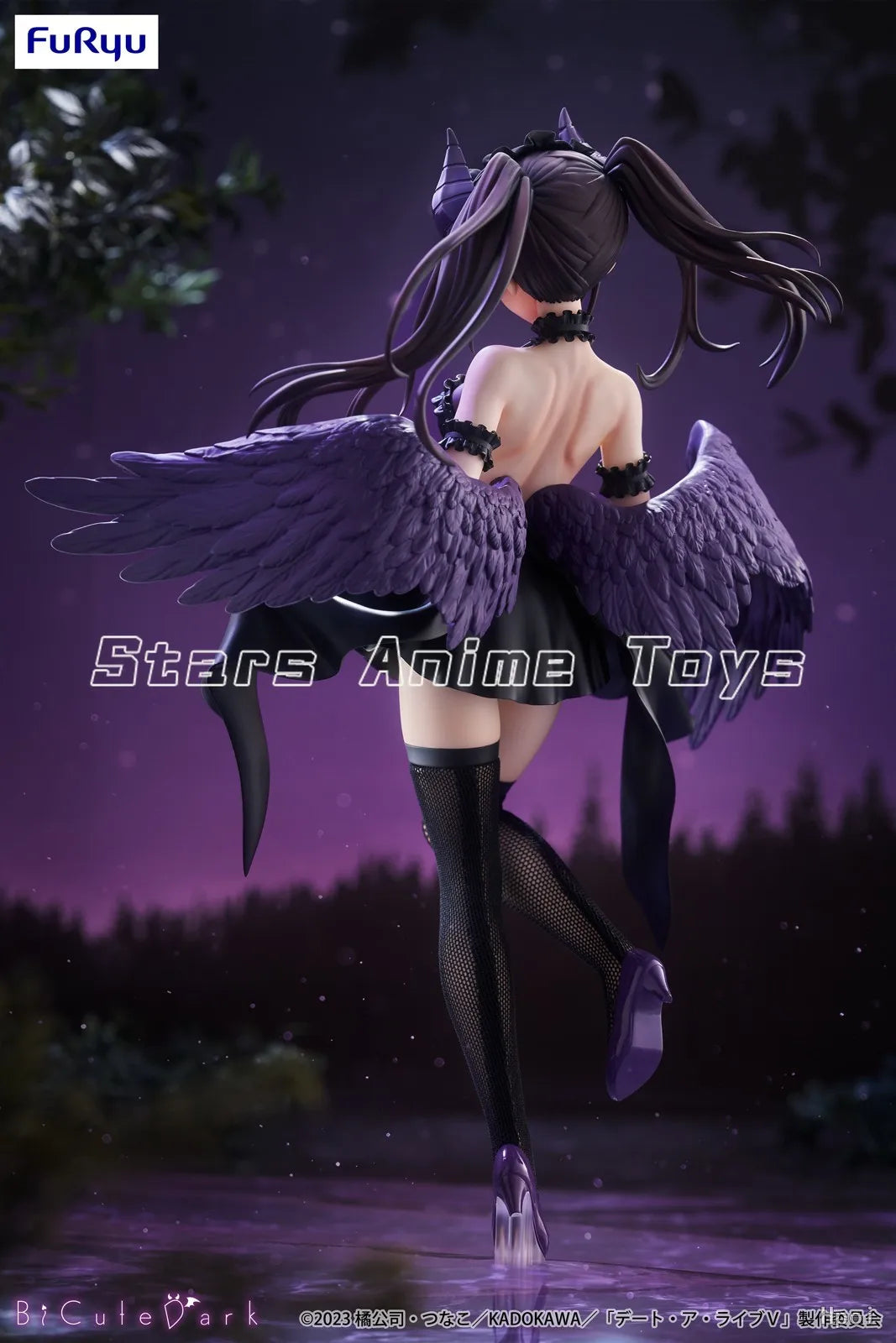 【Pre Sale】Original FuRyu BiCute Dark Figure DATE ALIVE IV Kurumi Tokisaki Animation Figure Collection Model Toys