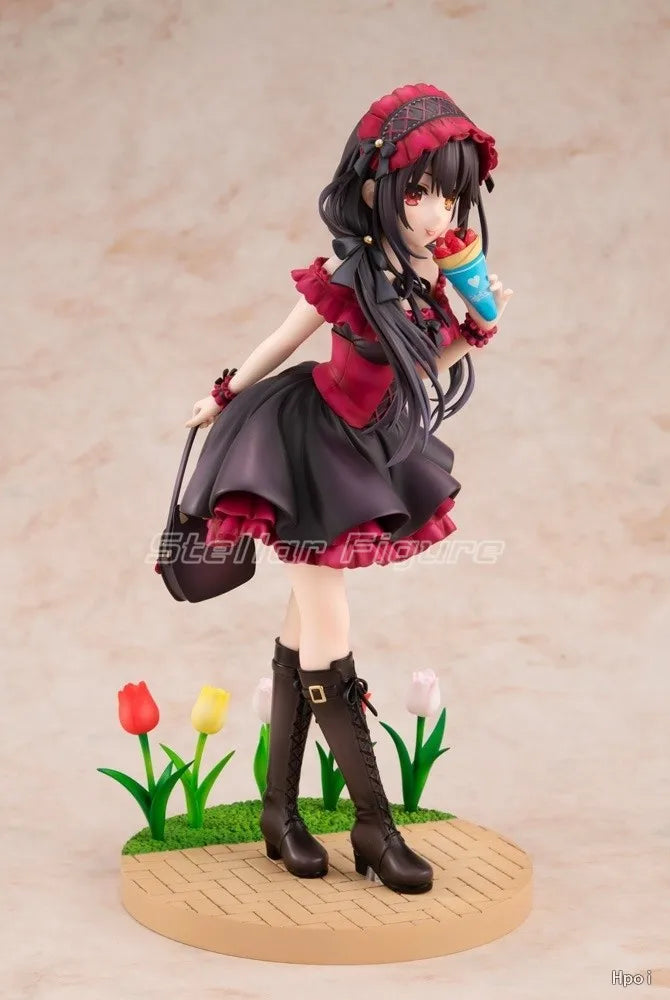 【SF】In Stock Original KADOKAWA KDcolle Date A Live Kurumi Tokisaki 1/7 Scale Figures Model Collection Anime