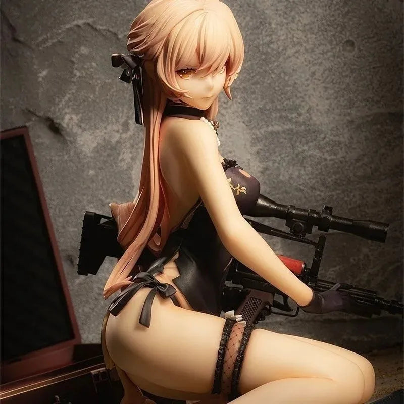 12CM Game Girls Frontline OTS-14 Sitting Posture Action Figure PVC Model Toys Doll Statue Ornament Collectible Gifts