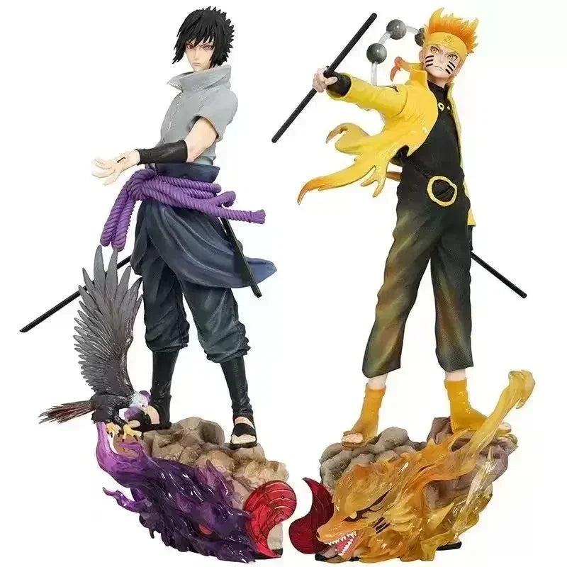 Shippuden Figurine Uzumaki Uchiha Sasuke Anime PVC Action Figure Toy Statue Collection Model Doll Birthday Gifts Anime Figure