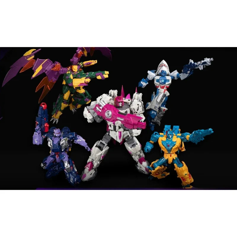 【In stock】TFC Transformation Toy S05 S-05 KO Demon Five Combinations Double-Headed Dragon Combination Action Doll Toys