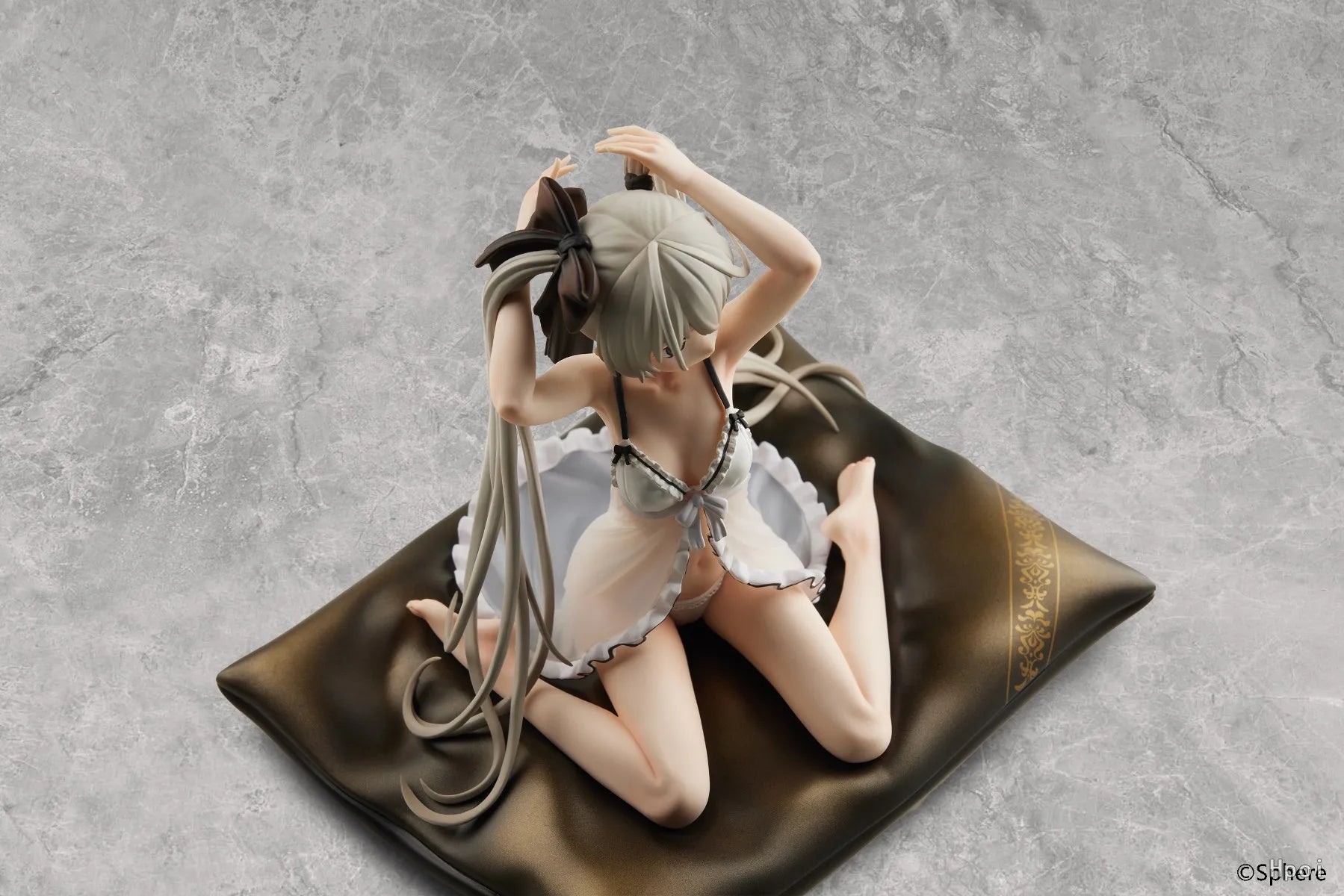 Anime Yosuga no Sora Kasugano Sora FigureSitting Status Pajamas Dress Up Model Toys Doll Aciton Figure PVC Desktop Ornament Gift