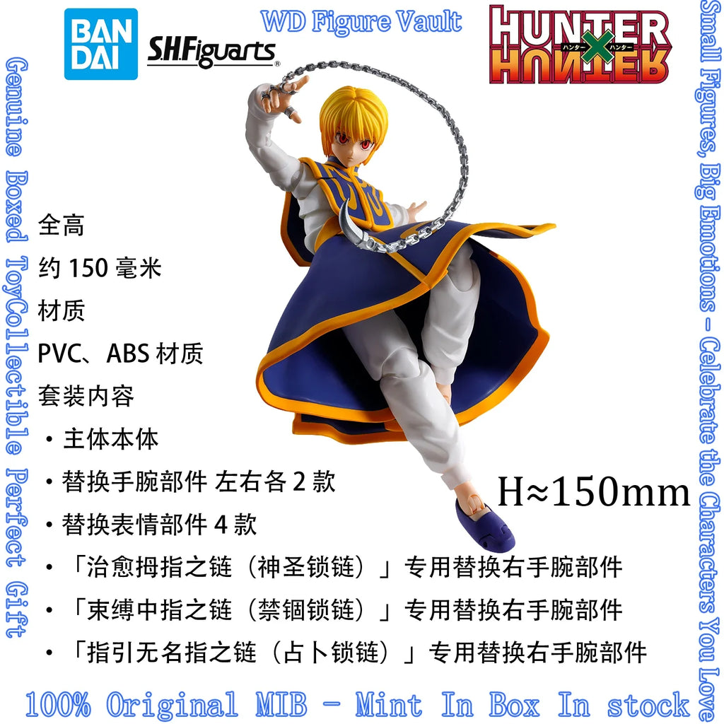 Bandai S.H.Figuarts Kurapika HUNTER HUNTER Regular Retail Ver Vorbestellung Versand 25. April 2026 Actionfigur Sammlerstücke Geschenk