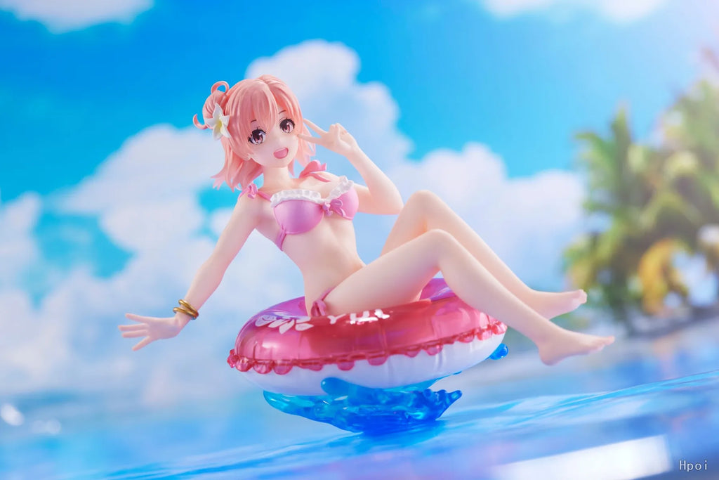 10CM Yuigahama Yui Figure Yahari Ore no Seishun Love Comedy wa Machigatteiru. Kan Anime Swimsuit Model Toys Gifts Collection