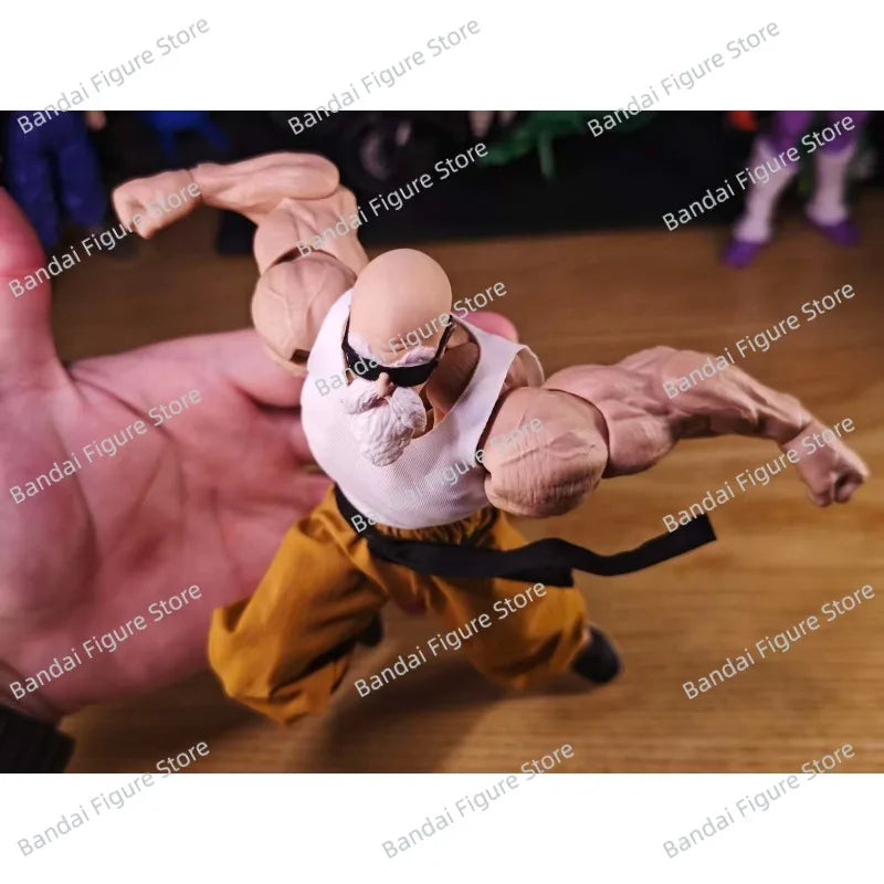 In Stock SHF Dragon Ball RTournament of Powe Kame Sennin Master Roshi Clothes Romankey Doll Anime Action Figure Collection Toy