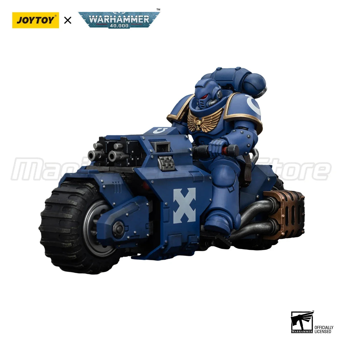 【MT】Original JOYTOY Warhammer 40K Space Marines Ultramarines Outriders Brother Catonus 1/18 Action Figure Model Toy
