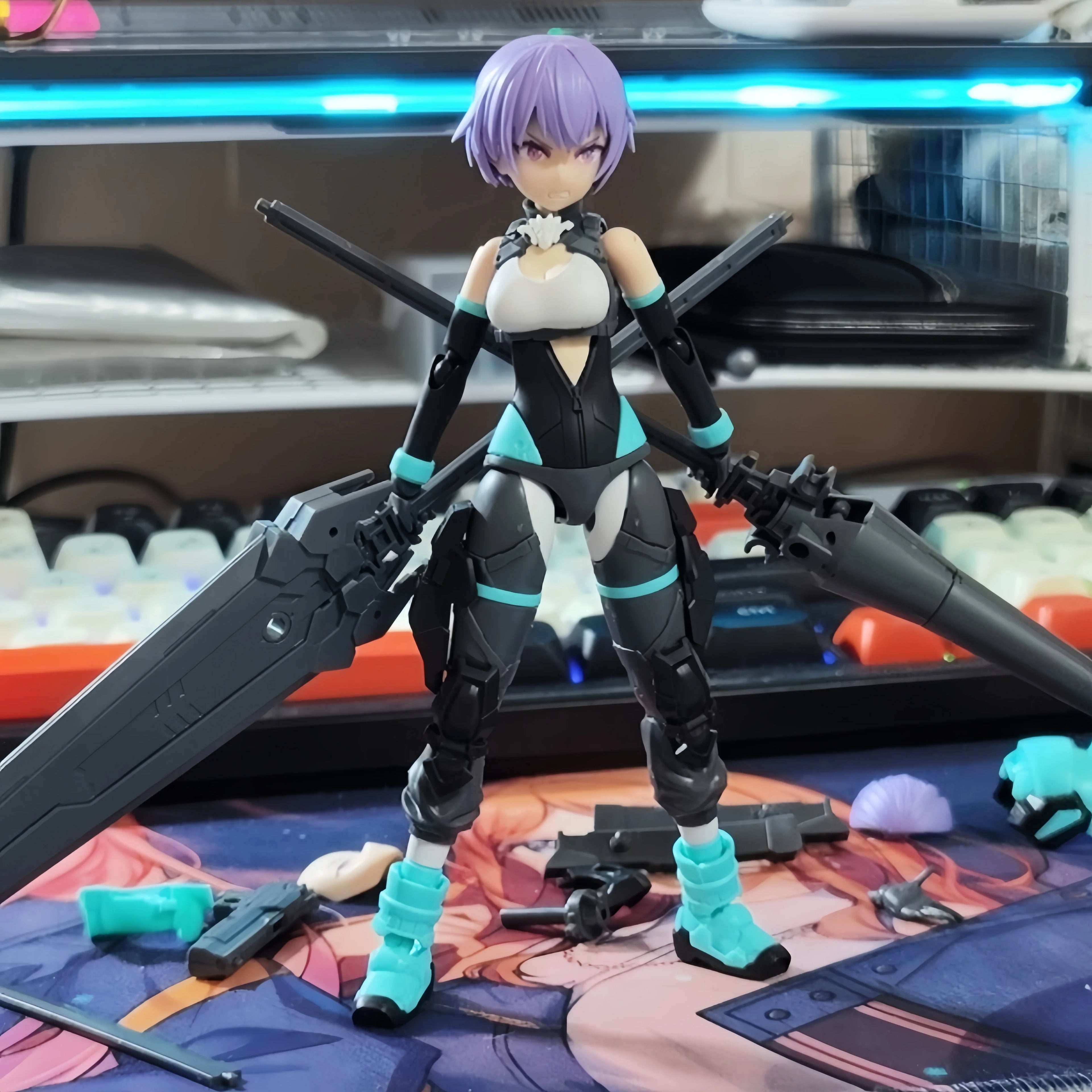 Original Bandai 30 Minutes Sisters 30ms Sis-V00 Rydira Color A Figure Finished Model Kit Anime Full Action Toy Gifts Forkid