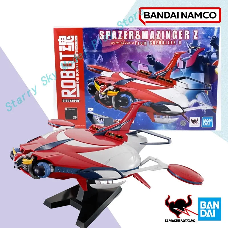 Original box Bandai In shock THE ROBOT SPAZER MAZINGER Z From GRENDIZER U Anime full Action Assembly Figure Model Toy Gift kid