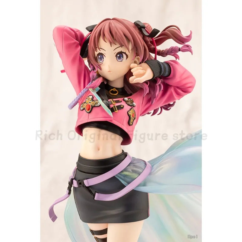 【Pre-sale】Original KOTOBUKIYA Gakuen IDOLM@STER Saki Hanami -Fighting My Way-1/7 Anime Figure Model Toys Ornaments