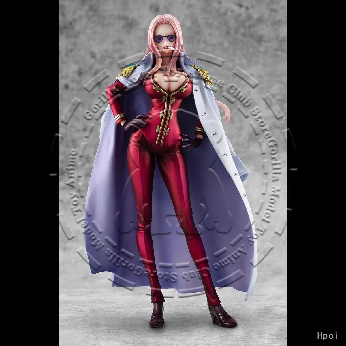 In Stock Original Genuine MegaHouse POP ONE PIECE Hina 235mm Portrait Of Pirates Anime Figure Statue Collectible Ornament