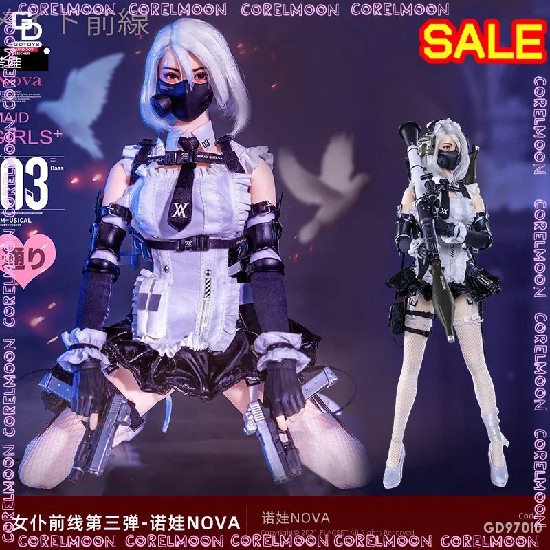 In Stock Servant Frontline Third Shot Nova 1/6 Action Figure Gd97010 Female Soldier Figure Model Collectible Value Gifts Toys