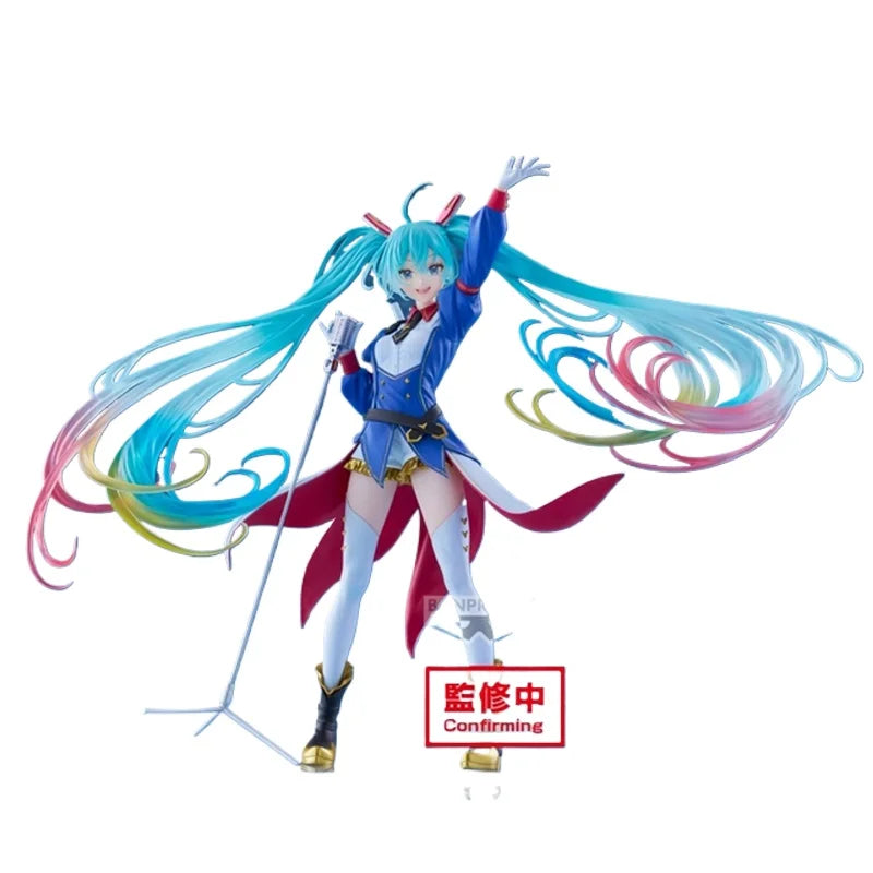 Original BANDAI Banpresto VOCALOID Hatsune Miku PVC Anime Figures Action Figure Model Toy