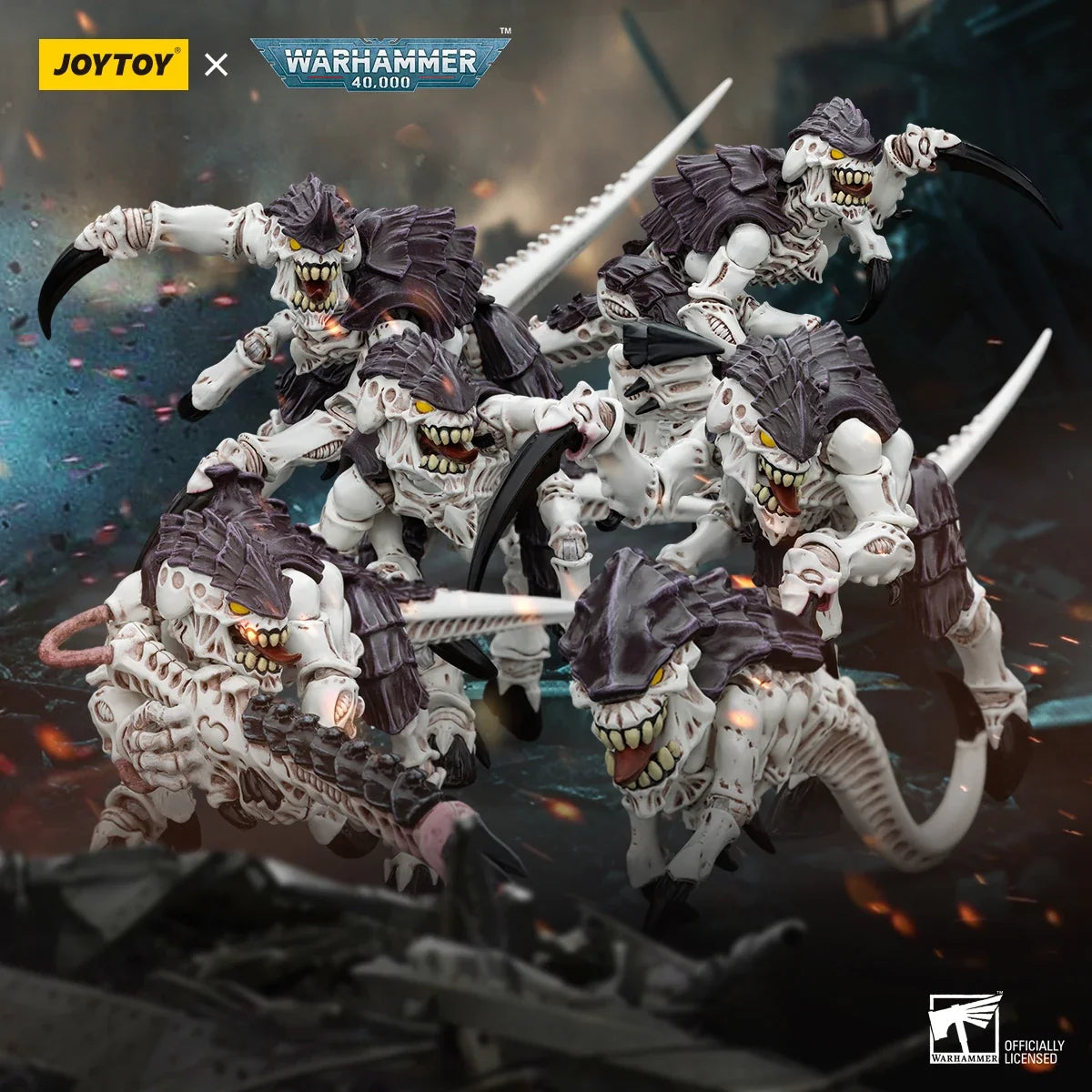 [IN STOCK]JOYTOY Warhammer 40K Action Figure Tyranids Hive Fleet Leviathan Anime figures Toys
