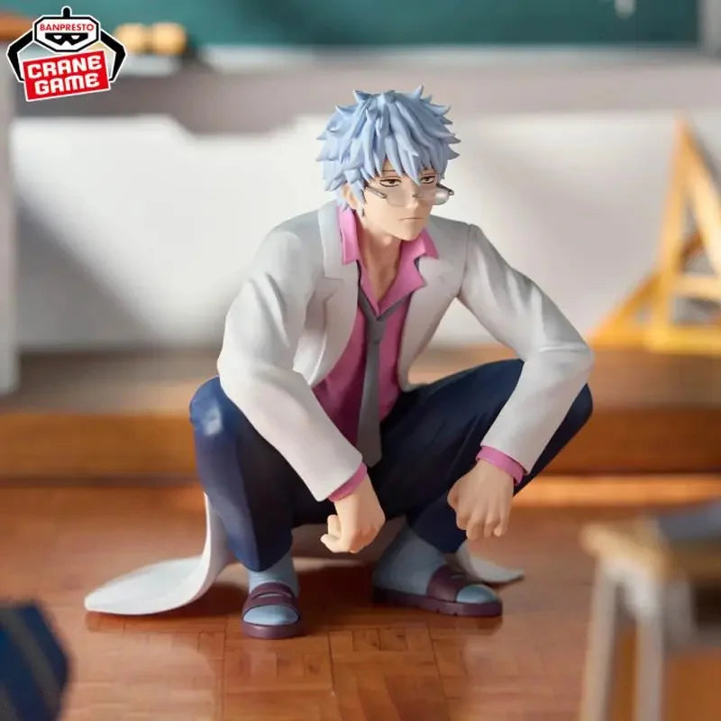 Original Gintama Sakata Ginpa Teacher Hijikata Toushirou Anime Figure Toys Model Figurine Collection Toys