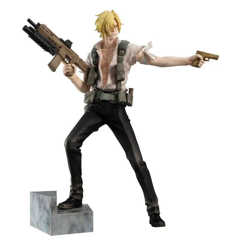 Megahouse Original:BANANA FISH Ash Lynx Limited Edition 23.5cm PVC Action Figure Anime Figure Model Toys Collection Doll Gift