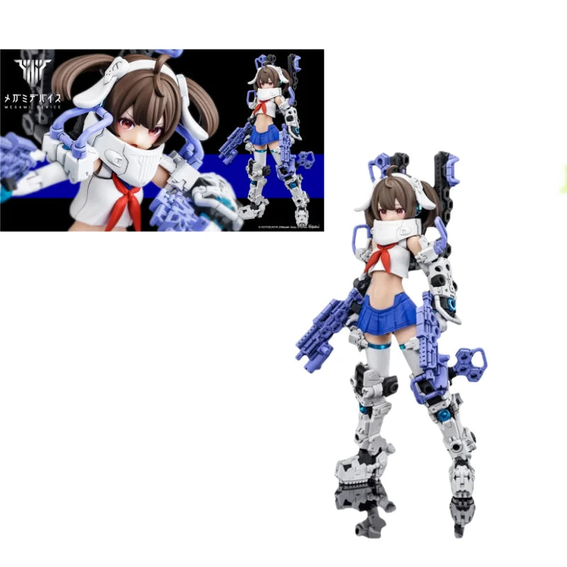 Original Kp682 13cm Assembled Model Goddess Device Machine Gunner X01 Reissue Buster Doll Anime Action Figure Model