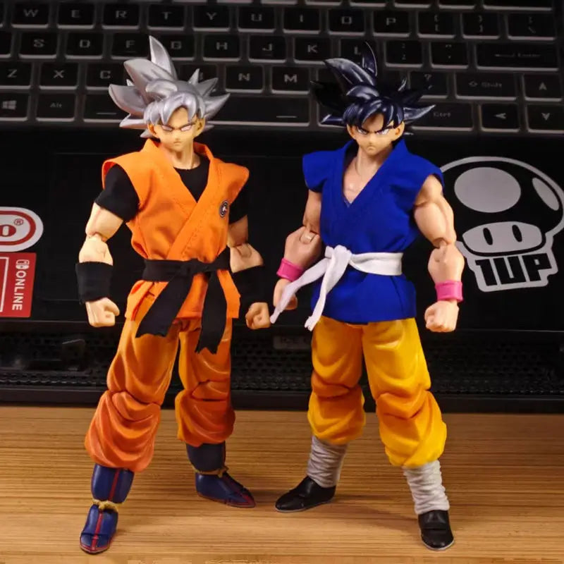 For Dragon Ball Clothes Series Figures Goku Daoist Robe Orange Uniforms Training Suit Goku Clothes Accessories Shf Toy No Figure