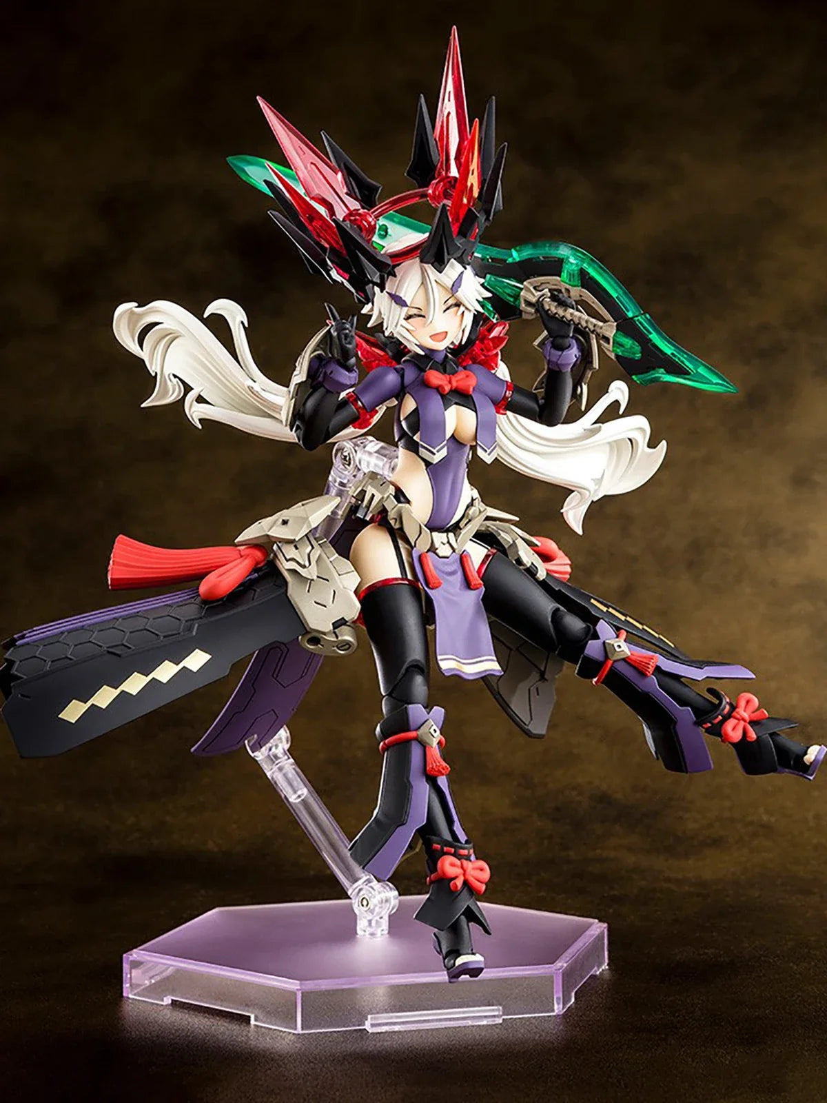 In Stock Original Genuine Kotobukiya Model Kits Megami Device Auv Tsukuyomi Amaterasu Susanowo Regalia 1/1 H=180~220mm Assembly