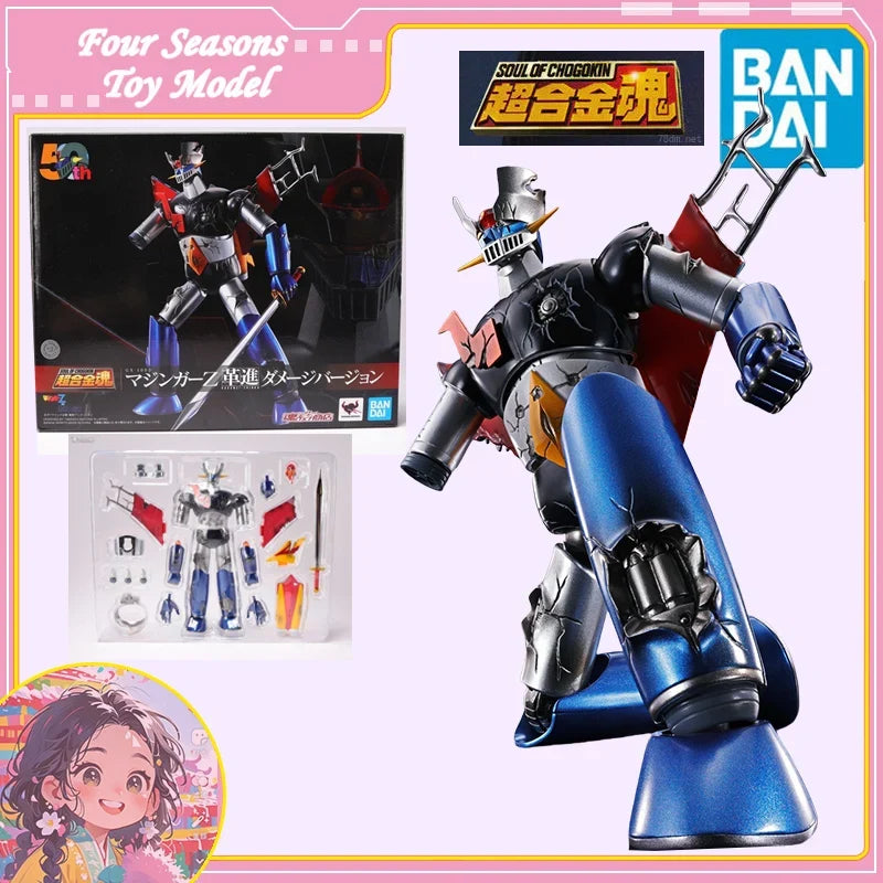 Fast Shipping Bandai Anime SOUL OF CHOGOKIN GX-105D MAZINGER Z -KAKUMEI SHINKA- Ver. Original Model Toys Action Figure Children