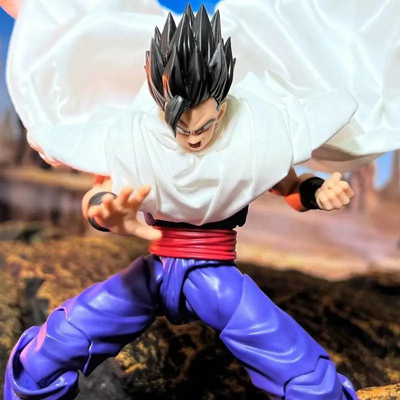 Dragon Ball Z Super Shf Series Anime Piccolo Give Son Gohan Cloak Handmade Clothing Suitable for 1/12 Size Movable Humanoid