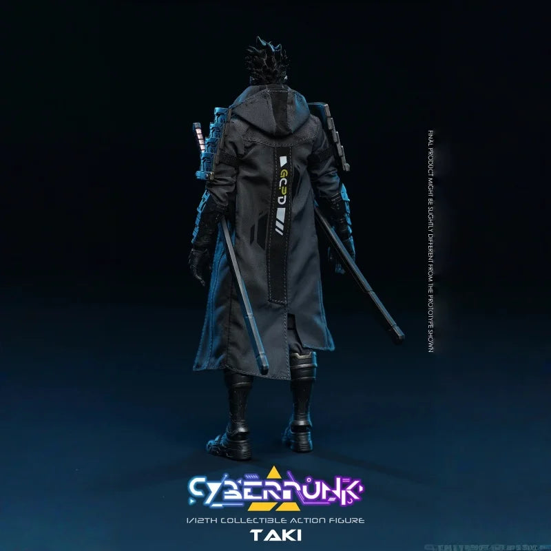 VToys Cyberpunk Samurai Taki VSD010 Action Figure Original Collection With Replaceable Accessories PVC Figurine Toy Gift Decor