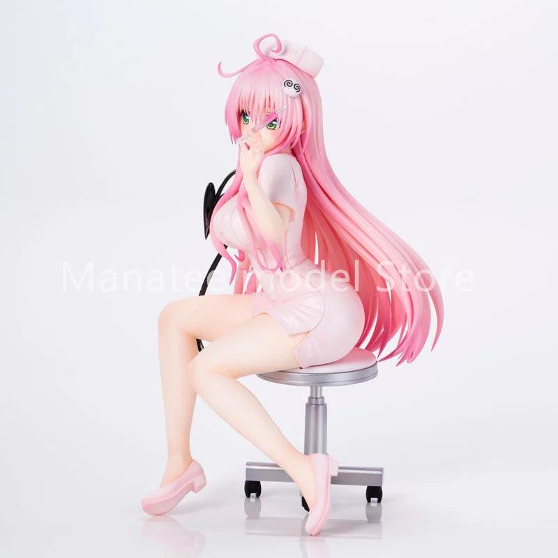 Union Creative Original To Love-Ru Darkness Lala Satalin Deviluke Nurse Costume PVC Action Figure Anime Model Toys Gift